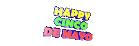 May 5Th Cinco De Mayo Sticker by GIPHY Text