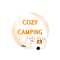 Fall Camping Sticker by Reiseausschnitte