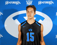 Sport Volleyball GIF by BYU Cougars