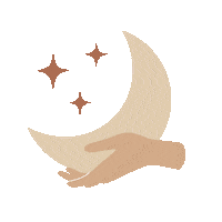 Stars Moon Sticker