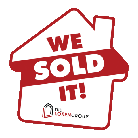 thelokengroup giphyupload real estate sold houston Sticker