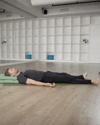 Yoga Breathing Exercise GIF by YOGABODY