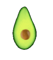 Drop Avocado Sticker