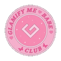 Pink Lashes Sticker by GlamifyME