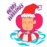 Happy Merry Christmas Sticker by MarmotaStudio