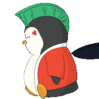 Leave Me Alone Hello Sticker by Pudgy Penguins