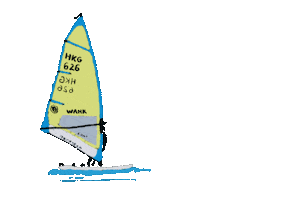 wahk sports surf windsurf windsurfing Sticker