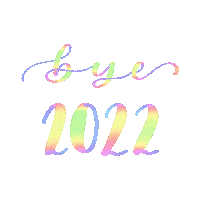New Year Goodbye Sticker