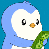 Make It Rain Money GIF by Pudgy Penguins