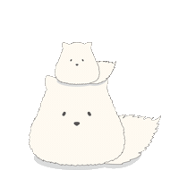 Cat Dog Sticker by moimoimoinen
