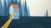 LuciaCarlini house light wolf wood GIF
