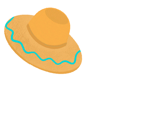 Sombrero Pacifico Sticker by Alejandro Eder