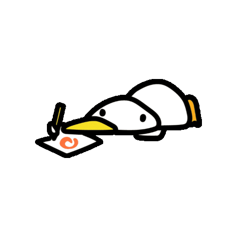 Duck Sticker by CHEBLO