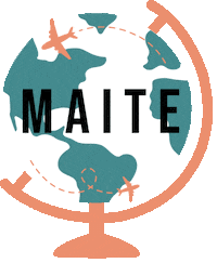 Maiteshoes shoes turismo mundo avion Sticker