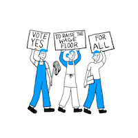 Vote Unionize Sticker by All Better