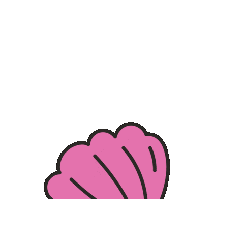 maevechocolate giphygifmaker beach sea clam Sticker