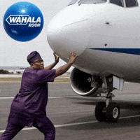 Airplane GIF by Wahala Room