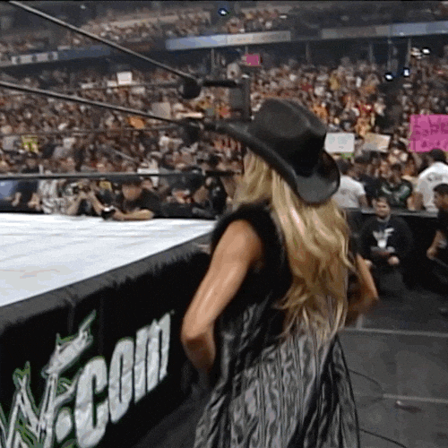 Wrestlemania Watching You GIF by Trish Stratus