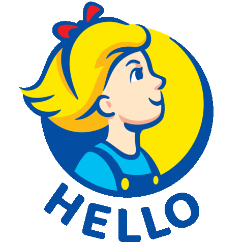 Hihi Hello Sticker by Julie's Biscuits