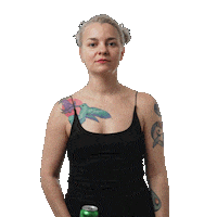 SvijanyPivovar wow beer shocked woman Sticker