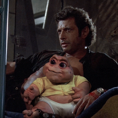 Babysitting Jurassic Park GIF by Bell Brothers