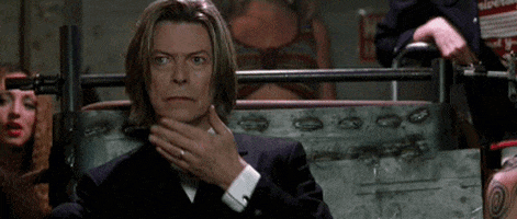 Shocked David Bowie GIF