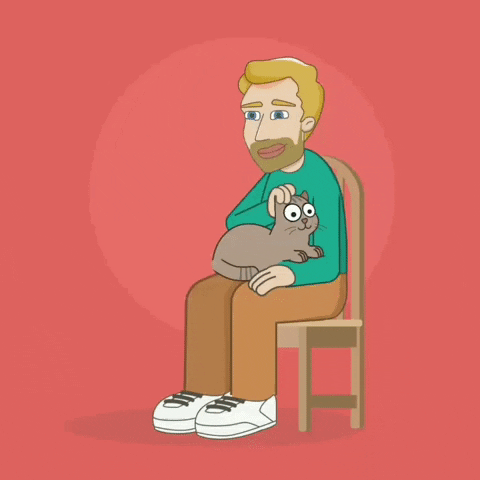 Cat Love GIF by ed.motions
