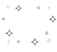 pillowtalkpinups logo vintage stars sparkle Sticker