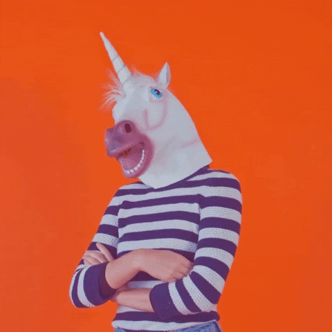 unicorn yes GIF by Agence WAT - We Are Together