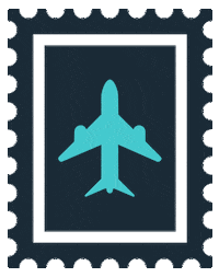 Plane Flight Sticker by Easyship