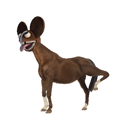 Dog 3D Sticker by deadmau5