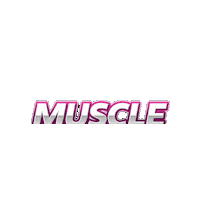 Pink Muscle Sticker by Tony Ciccone Photography