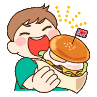 Happy Burger Sticker by Restaurant N