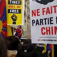 Tibetan National Uprising Day Commemorated in Downtown Paris