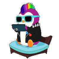 Penguin Winning Sticker by Pudgy Penguins