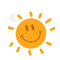 Sunny Day Smile Sticker by Demic