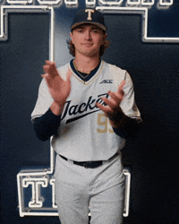 Georgia Tech Baseball GIF by Georgia Tech Yellow Jackets