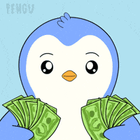 Money Penguin GIF by Pudgy Penguins