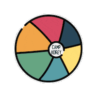 Camp-Korey beach ball campkorey camp korey pool ball Sticker