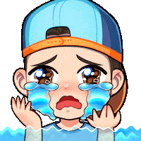 Sad Face Sticker