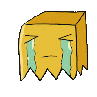 PanderetaMilennial sad triste tristeza llorar Sticker