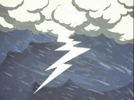 Thunder And Lightning Rain GIF by Warner Archive