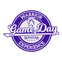 Game Day Warriors Sticker by Winona State University