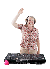 Dance Laugh Sticker by djjemoeder