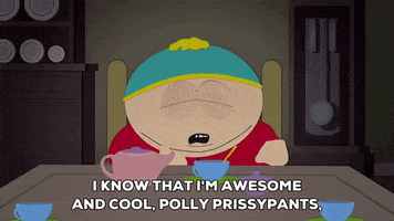 eric cartman table GIF by South Park 