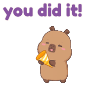 Proud Well Done Sticker