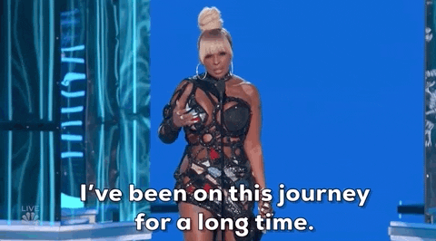 Mary J Blige Journey GIF by Billboard Music Awards