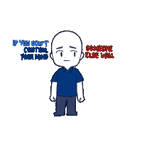 Self-Control Power Sticker by ironbrij