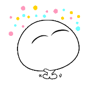 mindfulmochi happy celebrate yay confetti Sticker