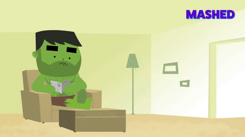 Relaxing Incredible Hulk GIF by Mashed